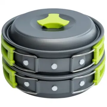 Gear Backpack Camping Pot Pans Set Portable Camping Stove Camping Cookware Sets