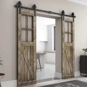 Solid Wood Barn Door for Kitchen