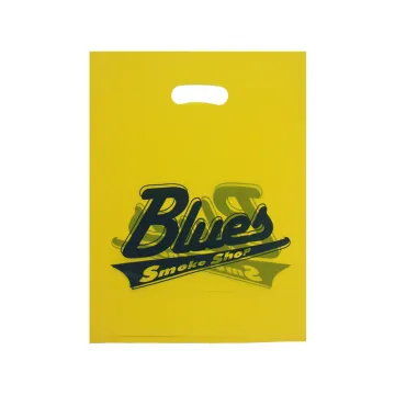 Yellow LDPE Museum  Die Cut Handle Bag
