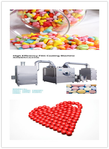 Automatische coatingmachine voor filmcoating en suikercoating