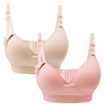Seamless Maternity Bra Nursing Wholesale Plain Dyed Full Cup Breastfeeding Bra