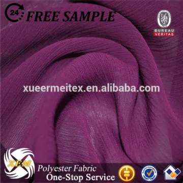 Crinkle/crepe/wrinkle chiffon fabric