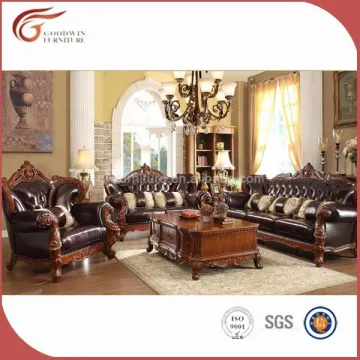 hand carved wooden sofa