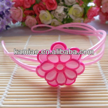 2014 decorative wholesale girls plastic rainbow headband