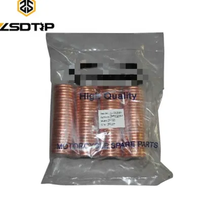 OEM High Quality Wholesale Motorcycle Exhaust System Muffler Gasket 32x40x4.2mm Copper Material