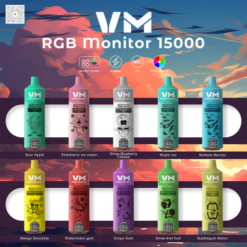 RGB Monitor Vape 15000 електронних сигарет