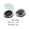 Round Cosmetic Compact Case with 36mm Pan