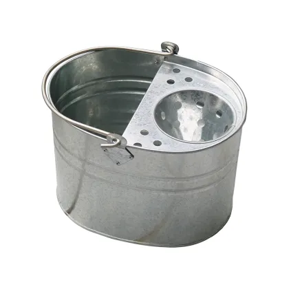 Large 15L Rubbermaid Metal Mop Bucket