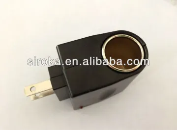 US Plug AC/DC Adapter Cigarette LIghter For Power Socket