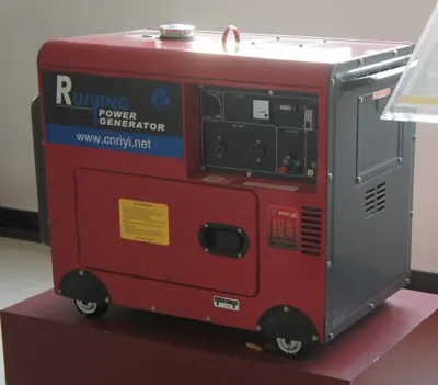 low noise silent type 5kw diesel generator air cooled