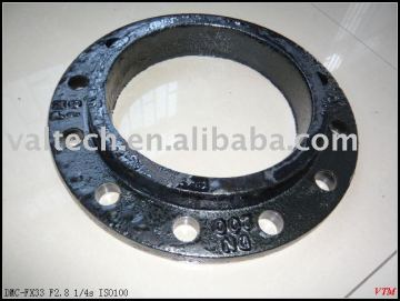 ductile iron weld on flange