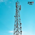 Solução eficiente de torre de comunicação de três tubos