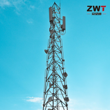 Solução eficiente de torre de comunicação de três tubos