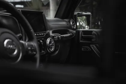 Aluminum Alloy & Carbon Fiber Co-pilot Expansion Kit for Jeep Wrangler (2007-2017 JK)