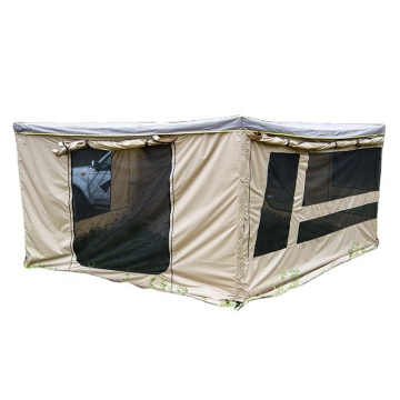 High-Quality 270° Camping Roof Side Awning with Tent and Annex for Outdoor Travel