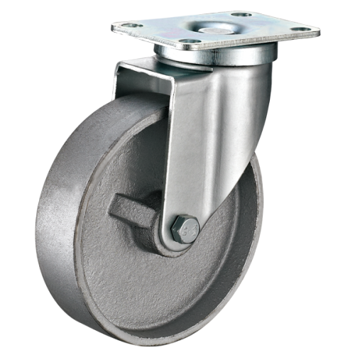 Medium-light Duty Swivel Iron Caster Wheel with Brake