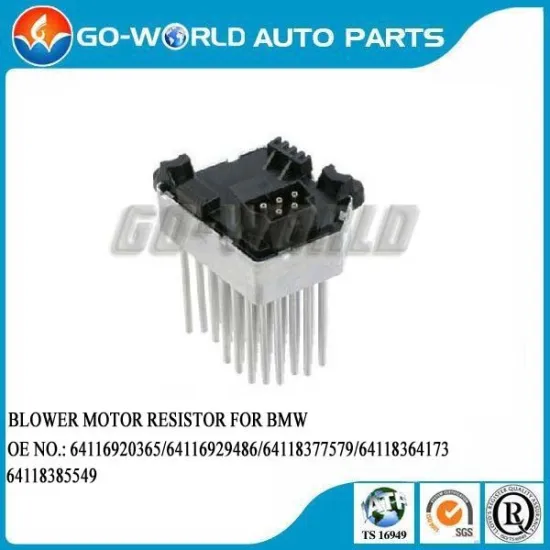 Brand New OE Quality HEATER BLOWER RESISTOR 64118385549, 64116929486, 64118377579, HEATER RESISTOR for BMW