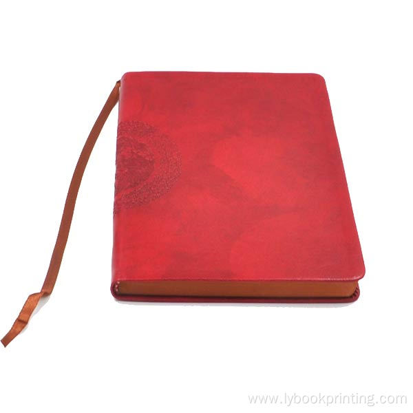 sationary Hardcover Printed Pu Leather Dairy Notebook