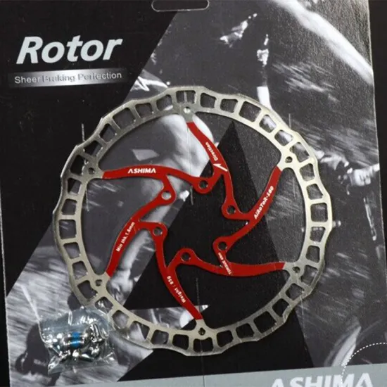 Ultra Light ASHIMA Mountain Bike disc brake rotor 160MM Disc Brake Pad T25 Stainless Steel Nails Bike brake