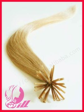 100% Chinese Remy Human Hair Stick/I-Tip Hair Extensions
