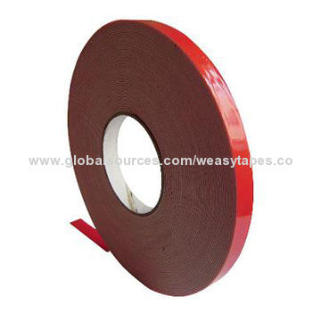 Double-sided Foam Tape with RoHS Mark, OEM Orders Welcomed