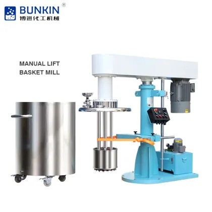 Pneumatic Lifting Paint Paste Grinding Machine