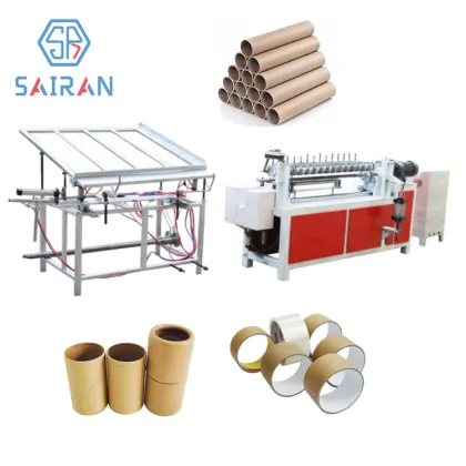 Customizable Paper Tube Slitting Machine with Adjustable Tube Length