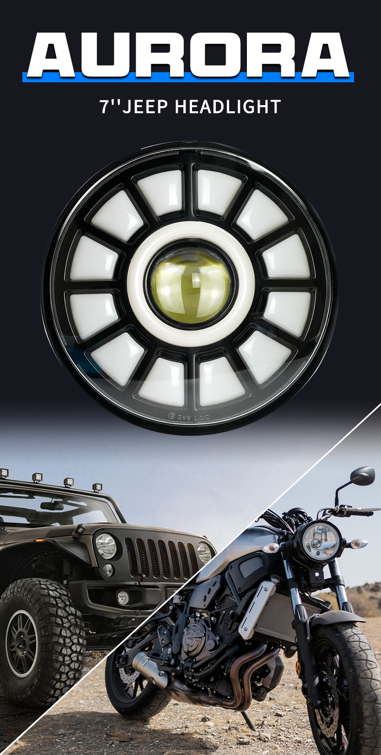 motorcycle led headlights