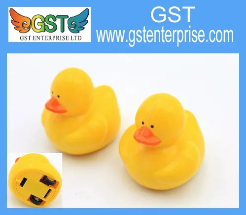 Plastic Pull Back Yellow Duck Vehicles