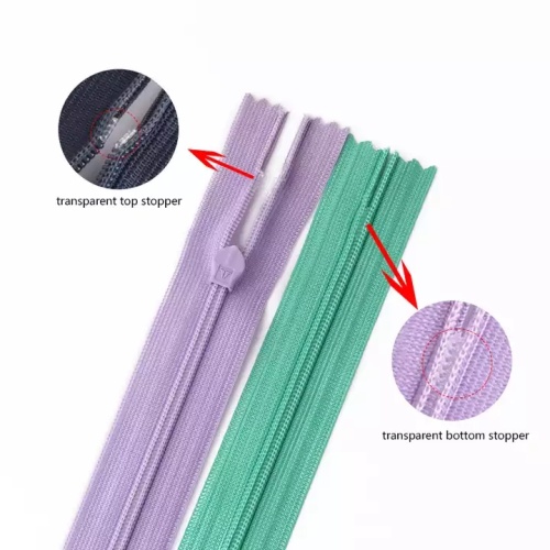 China Heavy Duty Invisible Zipper Hidden Zips For Dresses Manufactory