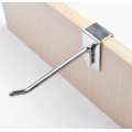 Shop Display Single Line Metal Chrome Hook