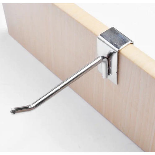Shop Display Single Line Metal Chrome Hook