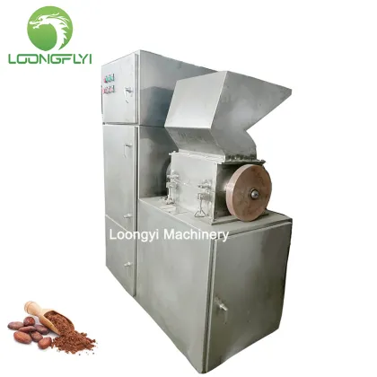 Cocoa cake dry fruit spices coarse crusher machine