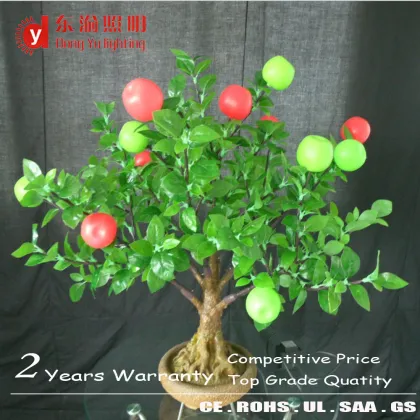 Warm LED Lights Desk Top Cherry Blossom Tree White Fake Cherry Blossom Trees