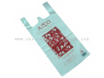 Hdpe Carrier Oxo Plastic Biodegradable Bags Epi For T- Shirt