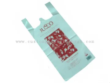 Hdpe Carrier Oxo Plastic Biodegradable Bags Epi For T- Shirt