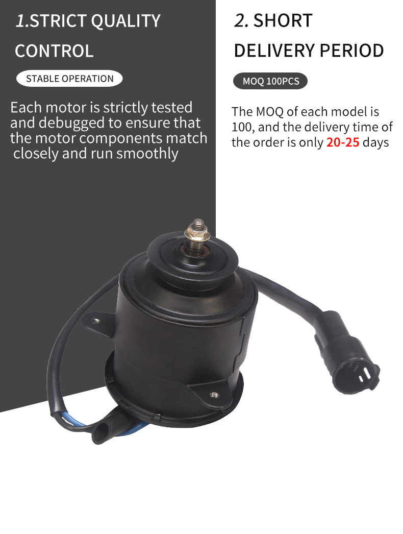 Automobile radiator cooling fan motor 1636310010 For TOYOTA China