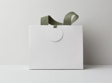 Sacchetto di regalo riciclato di carta di progettazione personalizzata di vendita di fabbrica