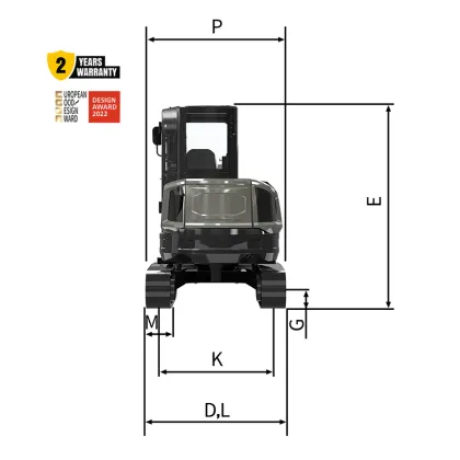 High Quality 3.5 Ton Mini Excavator - Small Equipment Excavator