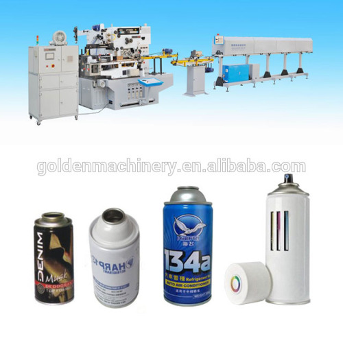 Food Tin Can Production Line Automatic Welding Machine Aerosol Spray Tin Can Machinery Factory
