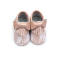 Giày trẻ em bán buôn ren Moccasins Bowknot