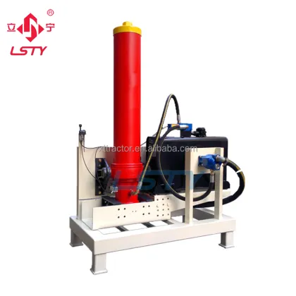 Customized HYVA 50-150 Ton Dump Truck Multi-Stage Lifting Hydraulic Cylinders