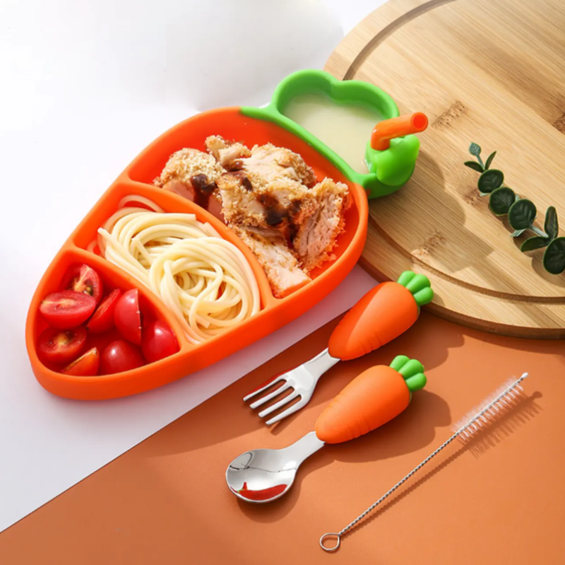 Silicone children's tableware