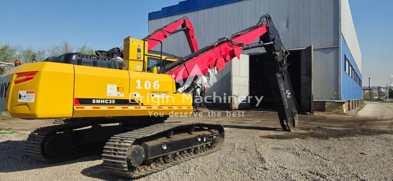 Origin Machinery demolition attachment scrap 