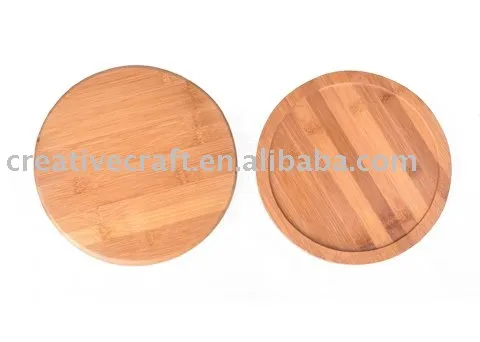 Bamboo round cutting board