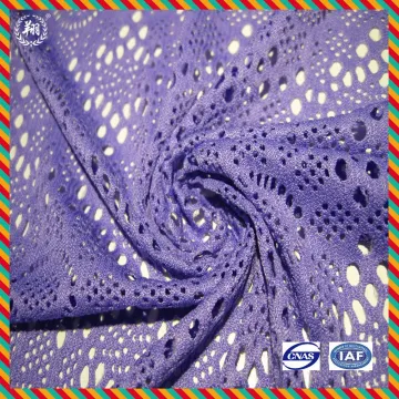 Eco-Friendly Lycra Mesh Jacquard Swimwear Fabric
