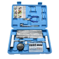 Car tire repair tool set with box