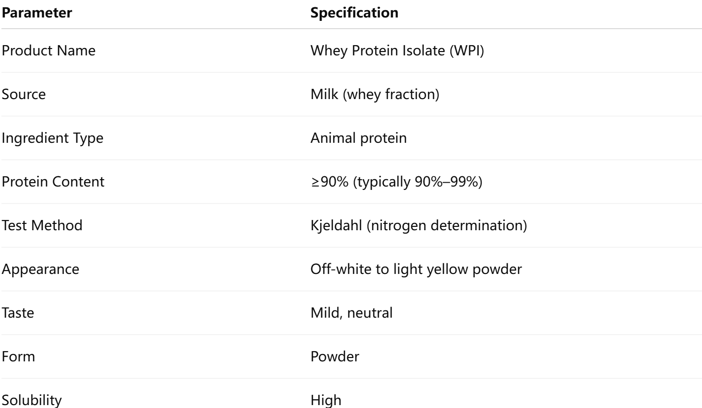 Whey Protein Isolate for Beverage Systems