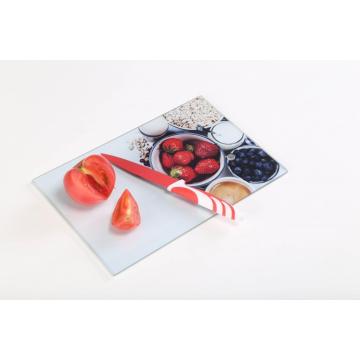 customized tempered glass cutting pizza board