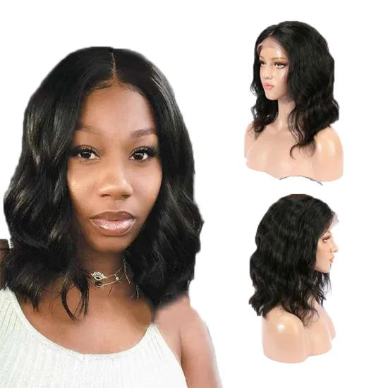 Pre Plucked Honey Blonde Lace Front Wigs Natural 12a Cheap Price Human Hair Short Bob Bang Wigs Human Hair